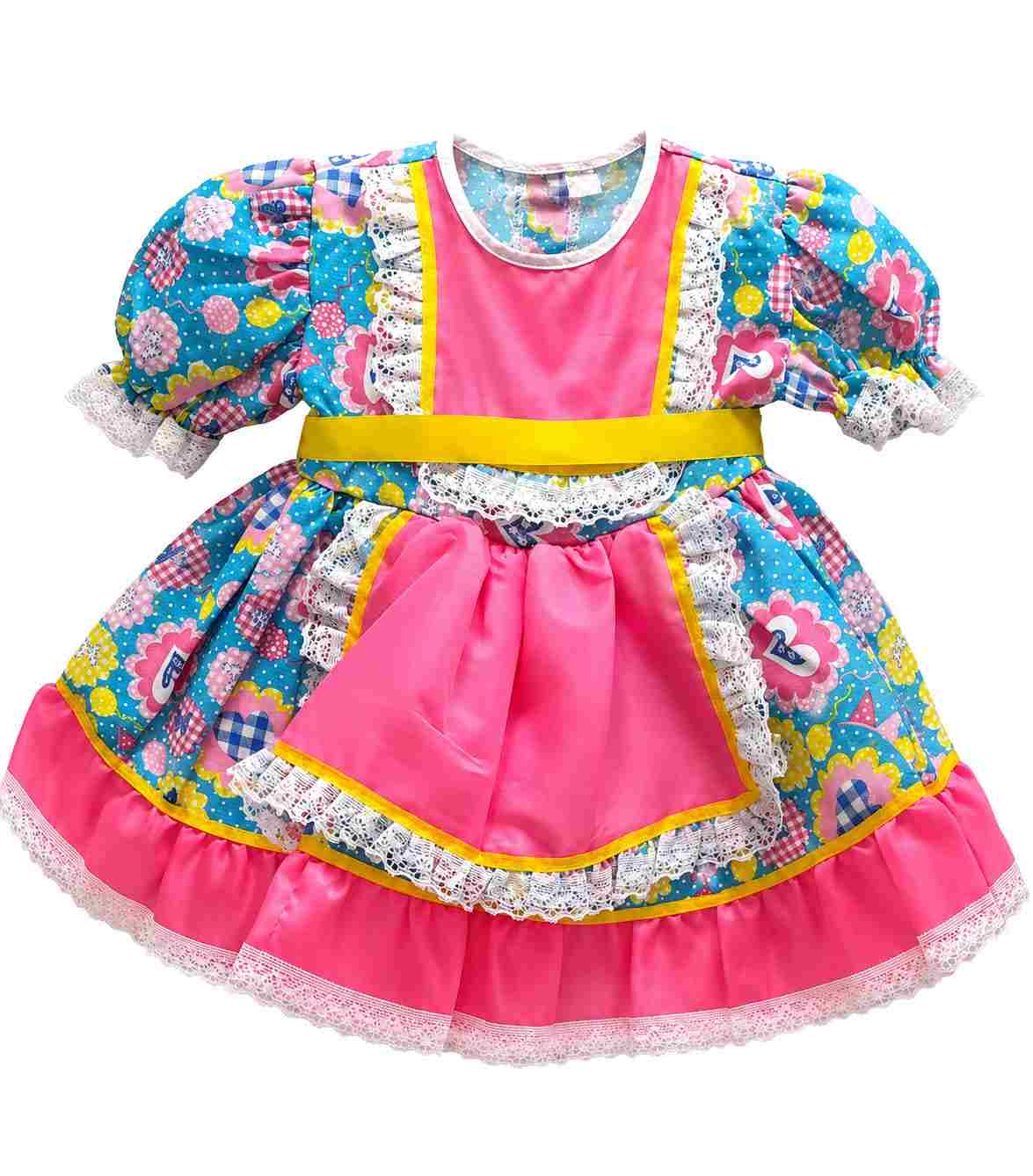 VESTIDO JUNINO BEBE REF 018